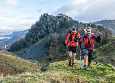 Trail Runners at the 13 Valleys Challenge Event in the Lake District, Cumbria